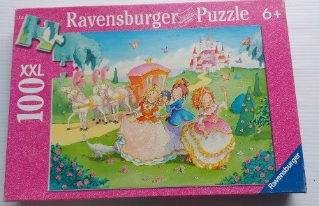 Les princesses et le carrosse Ravensburger 136322 Casse-tête 100 morceaux XXL