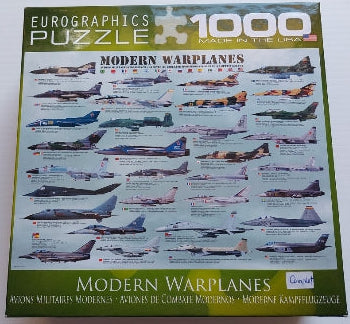 Avions militaires modernes Eurographics 8000-0076 Casse-tête 1000 morceaux