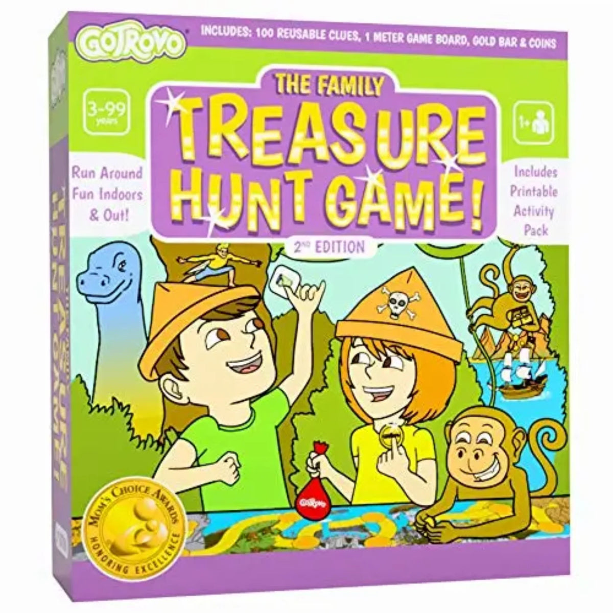 The Family Treasure Hunt Game! GOTROVO Jeu 3 ans et plus