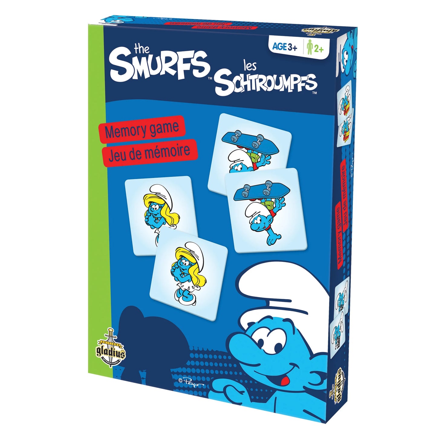 Schtroumpfs : Jeu de mémoire Gladius GLA8982Jeux 2 ans +