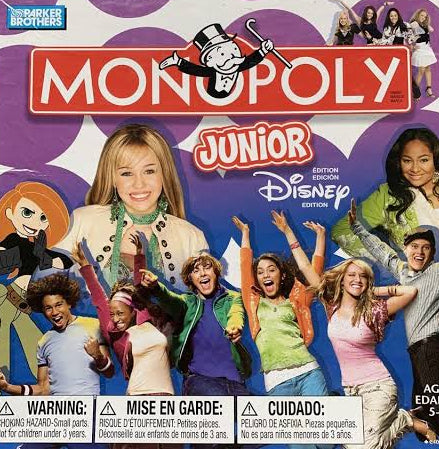 Monopoly Junior Disney C40067 Parker Brothers Hasbro Jeux 5 ans et plus