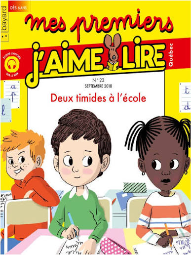 No 23 Septembre 2018 Mes premiers J'aime lire : Deux timides à l'école