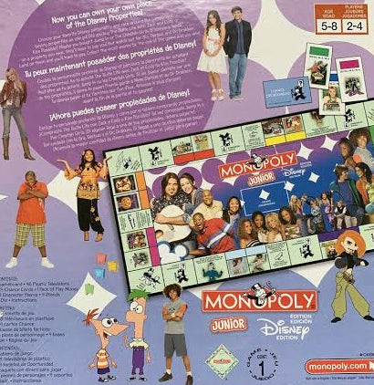 Monopoly Junior Disney C40067 Parker Brothers Hasbro Jeux 5 ans et plus