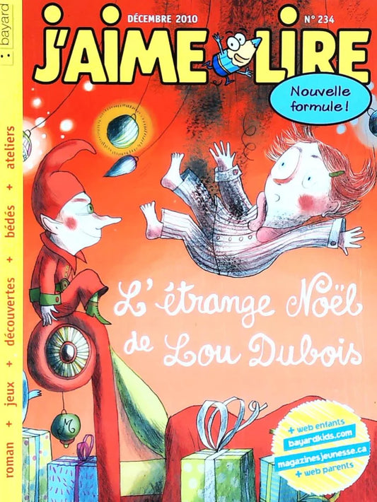 No 234 Décembre 2010 J'aime lire: L'étrange Noël de Lou Dubois