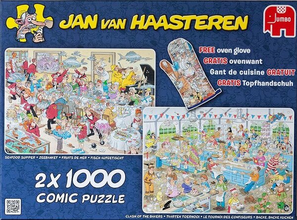 Fruits de mer - Le tournoi des confisuers Jan Van Haasteren JUMBO 19003 Casse-tête 2x1000 morceaux