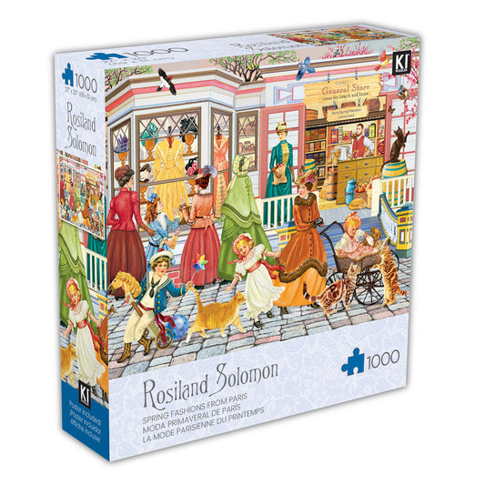 SOLOMON, Rosiland : La mode parisienne de Paris KI Puzzles Casse-tête 1000 morceaux