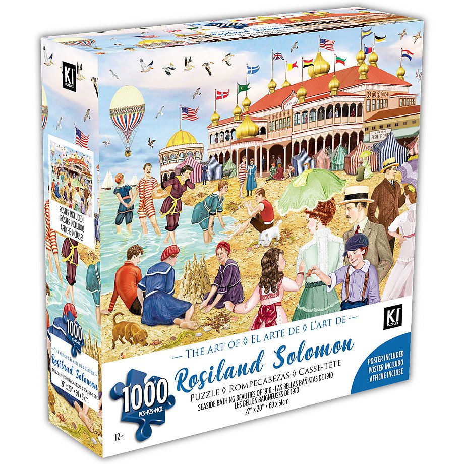 SOLOMON, Rosiland: Les belles baigneuses KI Puzzle Casse-tête 1000 morceaux