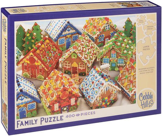 Gingerbread Houses COBBLE HILL 54582 Casse-tête 400 morceaux