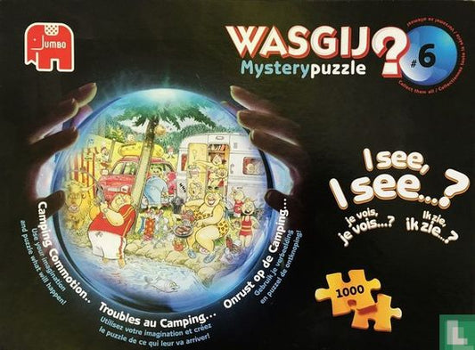 Mystery 6 Troubles au camping Wasgij 13498 JUMBO Casse-tête 1000 morceaux