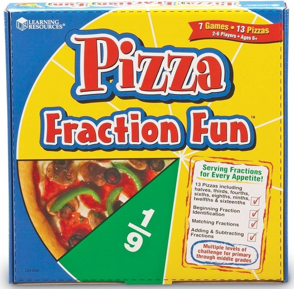 Pizza Fraction Fun Learning Resources Jeu pour 6 ans et plus