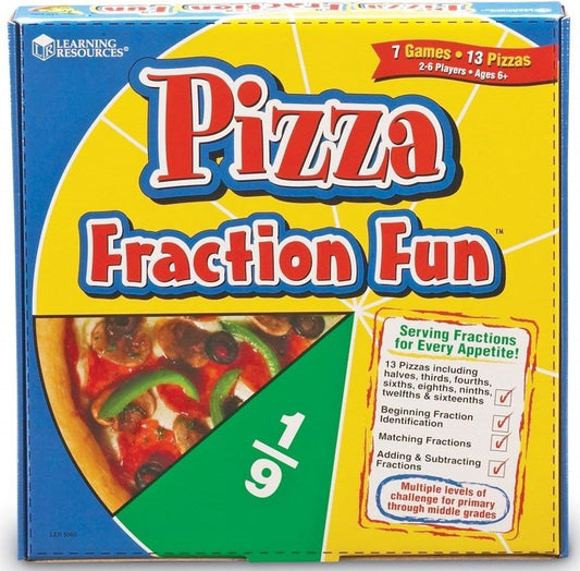 Pizza Fraction Fun Learning Resources Jeu pour 6 ans et plus