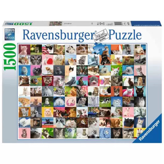99 chats Ravensburger 162352 Casse-tête 1500 morceaux