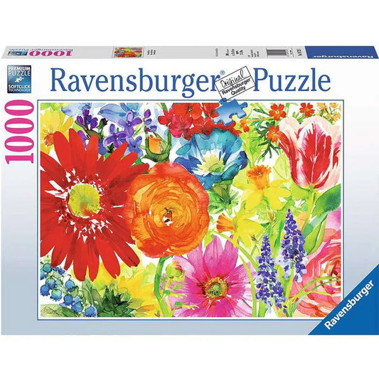 Fleurs multicolores Ravensburger 197293 Casse-tête 1000 morceaux