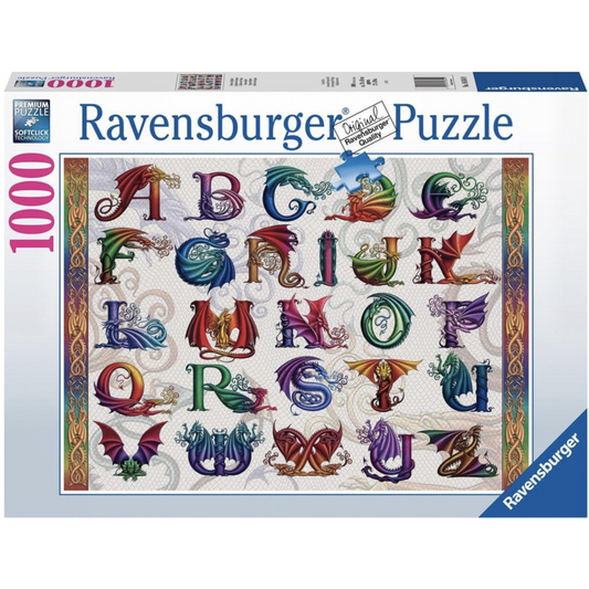 L'alphabet du dragon Ravensburger 168149 Casse-tête 1000 morceaux