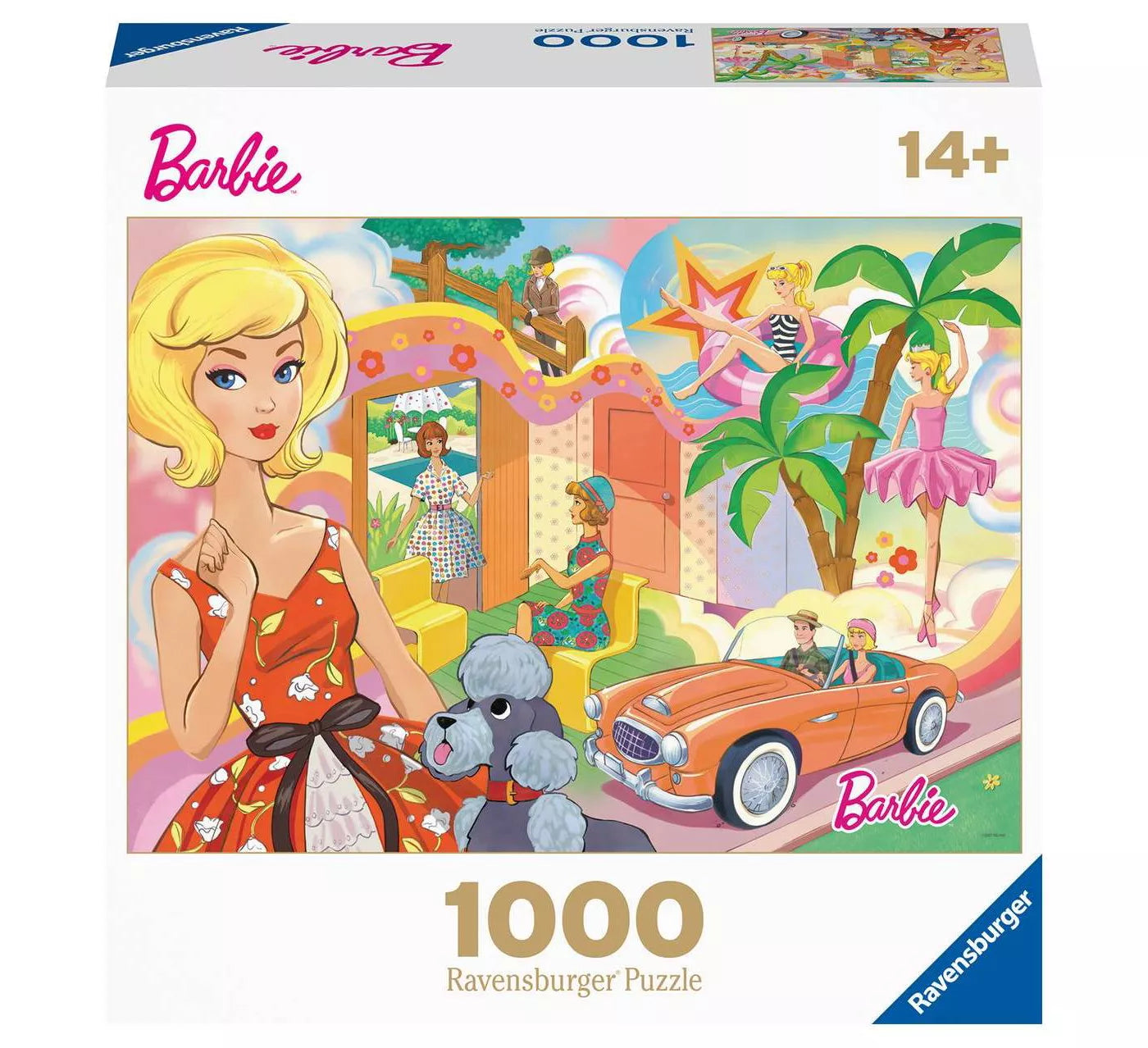 Vintage Barbie Ravensburger 803118 Casse-tête 1000 morceaux