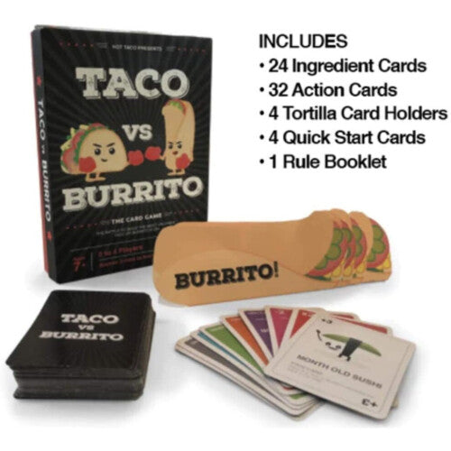 Taco Vs Burrito The card game HOT TACO  Jeu 7 ans et plus