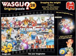 Original 28 Deux poids, deux mesures Wasgij 19156 JUMBO Casse-tête 1000 morceaux