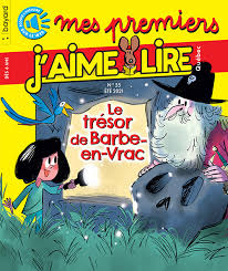 No 55 Été 2021 Mes premiers J'aime lire: Le trésor de Barbe-en-Vrac