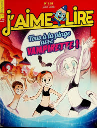 No 498 Juillet 2018 J'aime lire: Tous à la plage avec Vampirette!