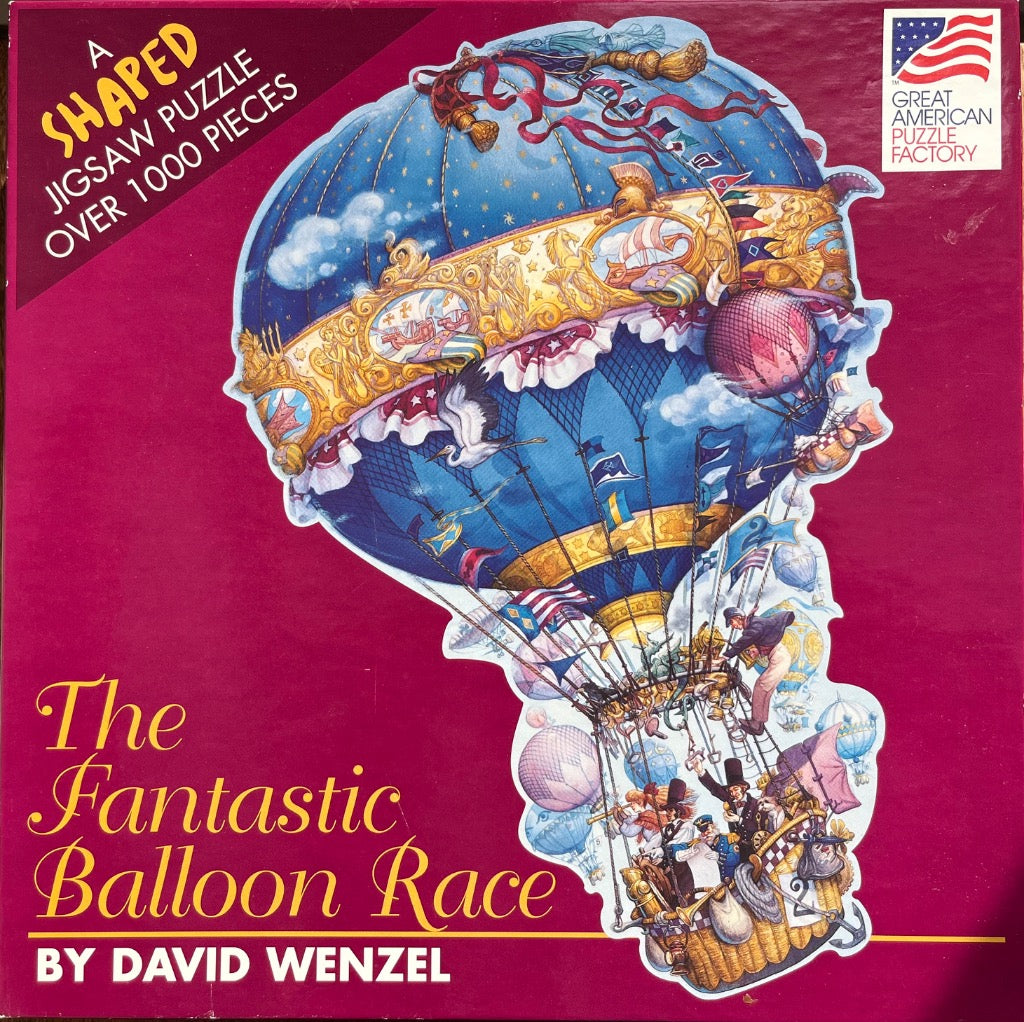 Shaped puzzle The Fantastic Balloon Race Great American 9801 Casse-tête 1000 morceaux