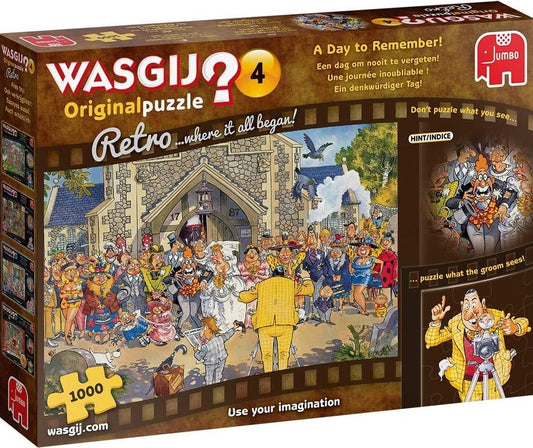 Original 4 Retro Wasgij Une journée inoubliable 19176 Casse-tête 1000 morceaux